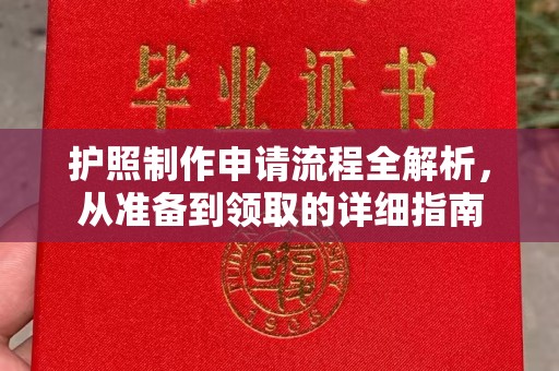 新郑护照制作申请流程全解析，从准备到领取的详细指南