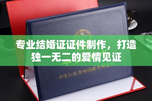 新郑专业结婚证证件制作，打造独一无二的爱情见证