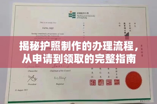 新郑揭秘护照制作的办理流程，从申请到领取的完整指南