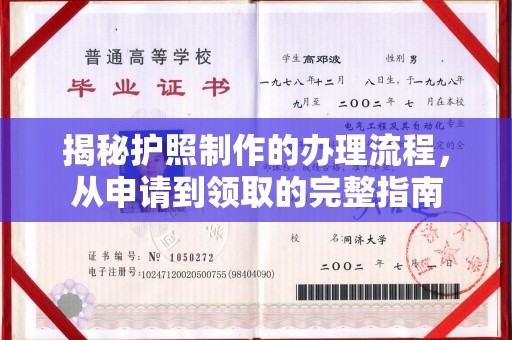 新郑揭秘护照制作的办理流程，从申请到领取的完整指南