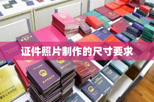 新郑证件照片制作的尺寸要求