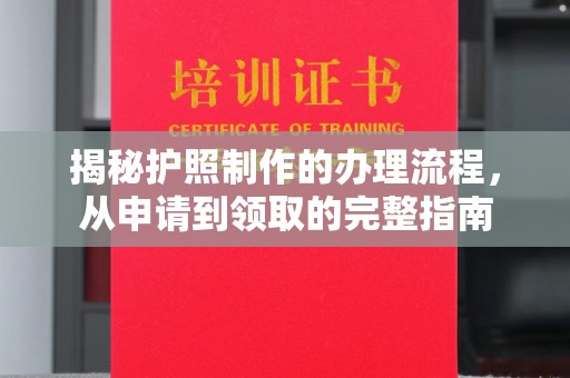 新郑揭秘护照制作的办理流程，从申请到领取的完整指南