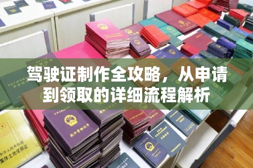新郑驾驶证制作全攻略，从申请到领取的详细流程解析